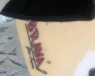 Vintage Valdo Pirata-Shaped (And Signed) BRAVA Surfboard (1967)