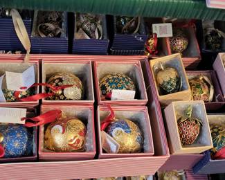 Cloissone christmas (hundreds of these)