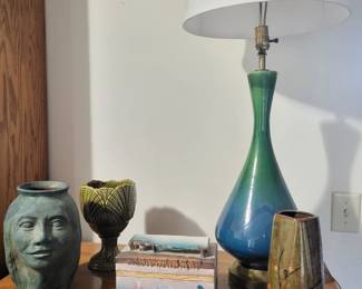 Mid century modern art pottery 