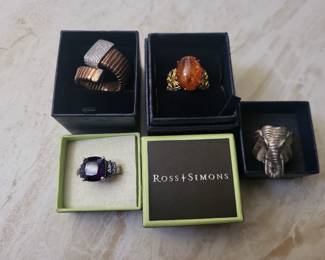 Ross Simon's and misc fine rings.