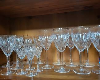 Huge collection of Vintage Waterford crystal.