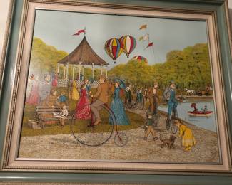 Original oil painting.