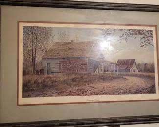 Coca Cola barn NC art.