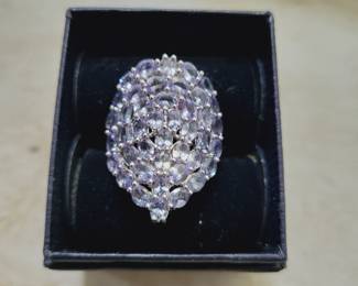Large amethyst ring