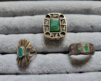 native american tribal rings.