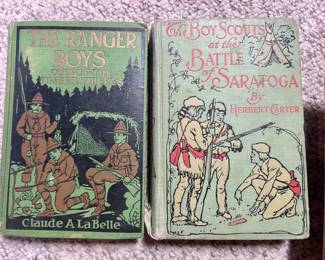 The Ranger Boys vintage books and The Boy Scouts vintage books