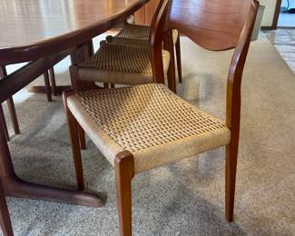 Wood chairs for dining table (8)
