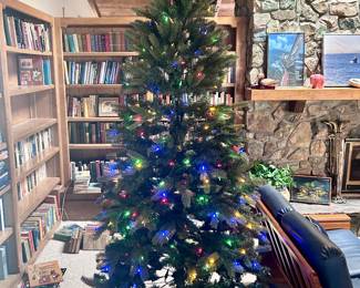 Christmas tree with lights