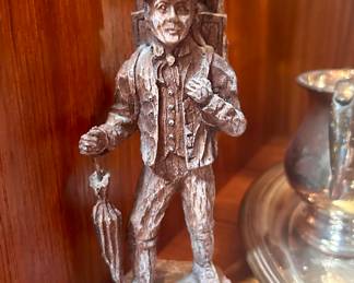 Vintage man sculpture