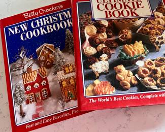 Christmas and Cookie cookbooks
