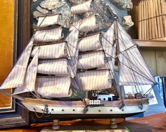 Sail boat decor