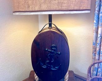 Vintage nautical table lamp
