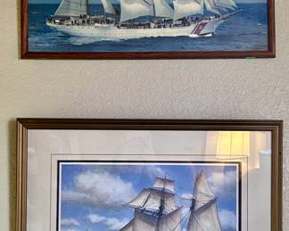 Sailing art decor