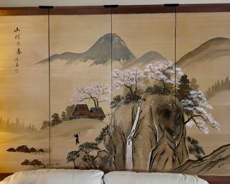 Oriental landscape art decor