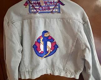 Nautical club jeaned jacket