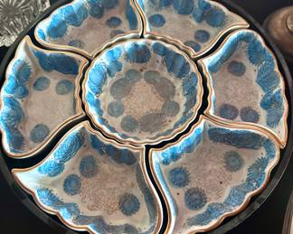 Snack platter organiter dish
