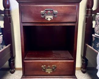 Vintage wood side table