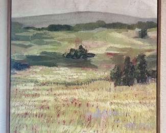 dreary landscape art decor