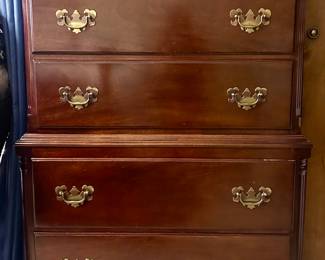 Vintage wood 5 tier dresser