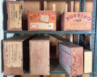 vintage wood crates