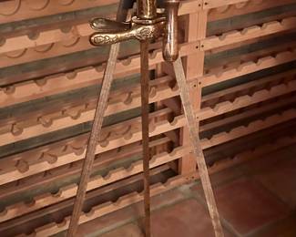 Tripod vintage wine bottle opener