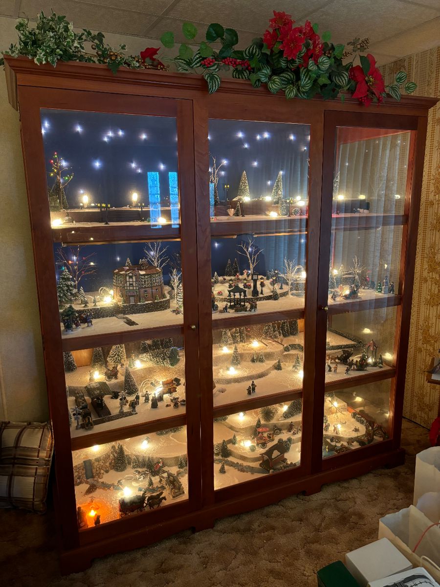Display Cabinet Only - 77 1/2"T x 72" W x 29 1/2"D