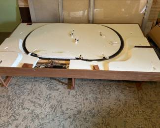 Train Track with Base 78 1/2" L x 45"W x 24"T