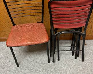 Vintage Metal Fold-away Chairs