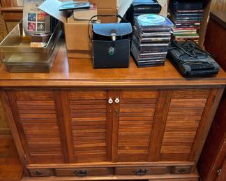 Cabinet and CDs