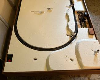 Train Track with Base 78 1/2" L x 45"W x 24"T
