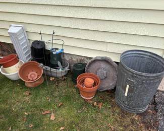 Outside Garage and Garden