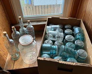 Vintage Canning Jars - Vintage Bottles
