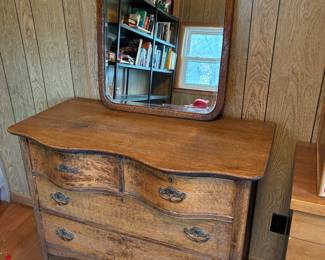 Vintage Dresser w/Wall Mirror