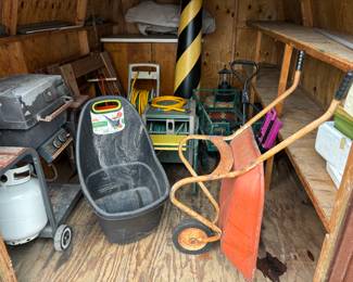 Outside Garage and Garden