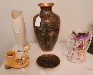 Lenox Vase, Cloisonne Vase and more