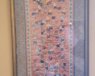 Framed Silk