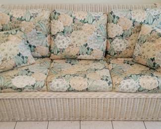 Wicker Sofa -Sleeper