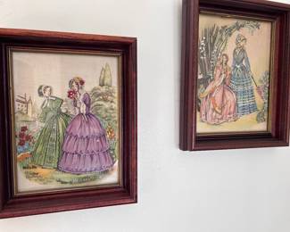 Beautiful Victorian Handsewn Samplers