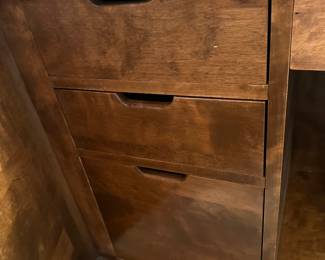 Cabinet left side open