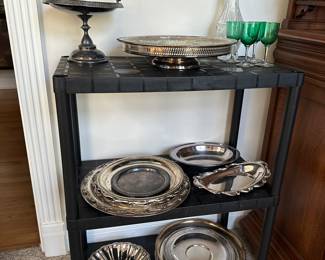 Silver plated pieces