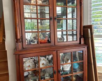 China Cabinet in the breakfast nook