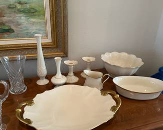 Lenox serving pieces