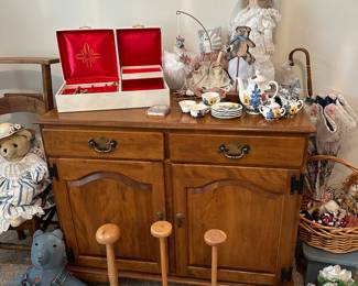 Ethan Allen (Actually, a small buffet cabinet) in grandchildren's room