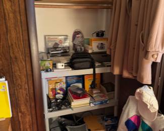 Closet with cameras