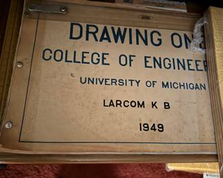 UofM College of Engineering drawing 1949!!