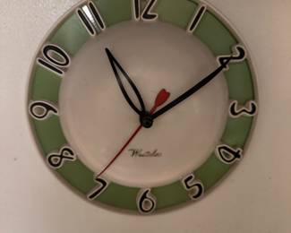 Well, you need this adorable vintage kitchen clock - you’ll also know how to retire the plug, which is missing (priced accordingly).