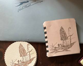 Oh Gwen- you know we needed mushrooms on coasters and in books!