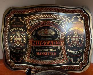 Vintage BARRINGER & Brown mustard tray