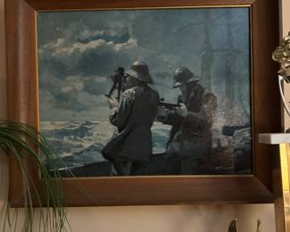 You need some vintage nautical art to prove your not a landlubber!