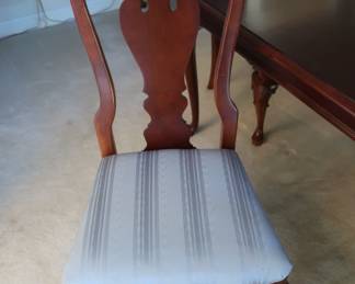 view  of  chair of dinning  room  table